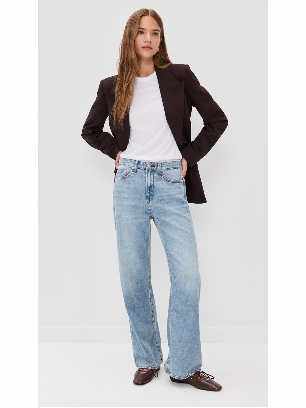 Rag & Bone Featherweight Logan Jeans in Southold Wash Size 26